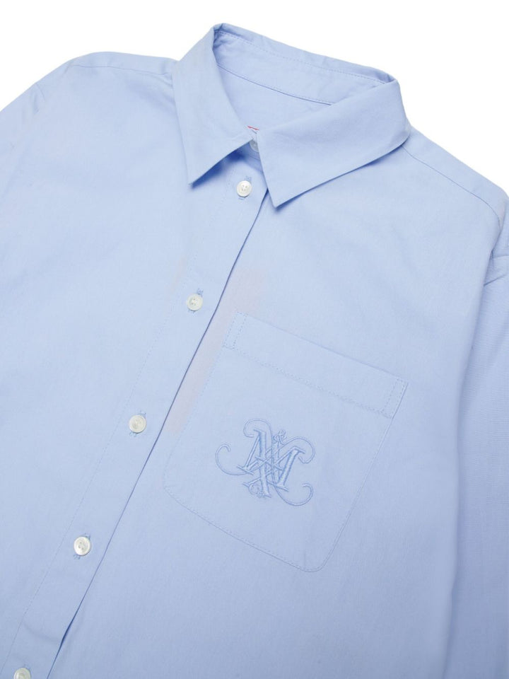 Camicia con ricamo sul taschino