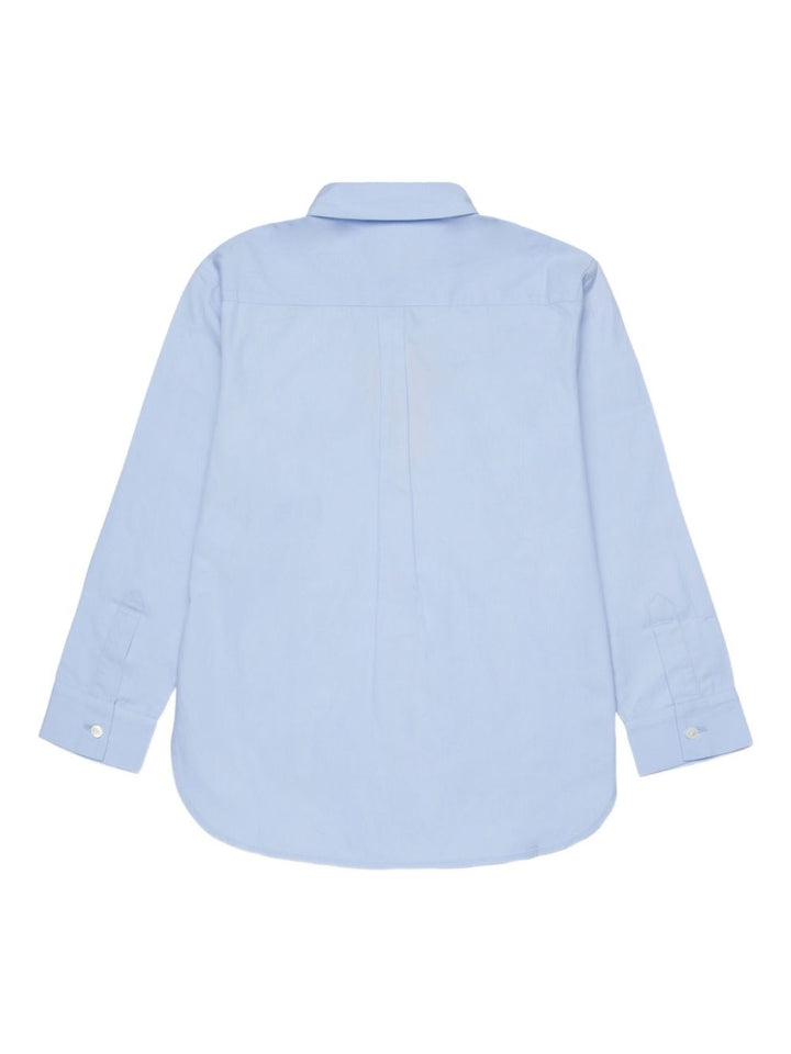 Camicia con ricamo sul taschino
