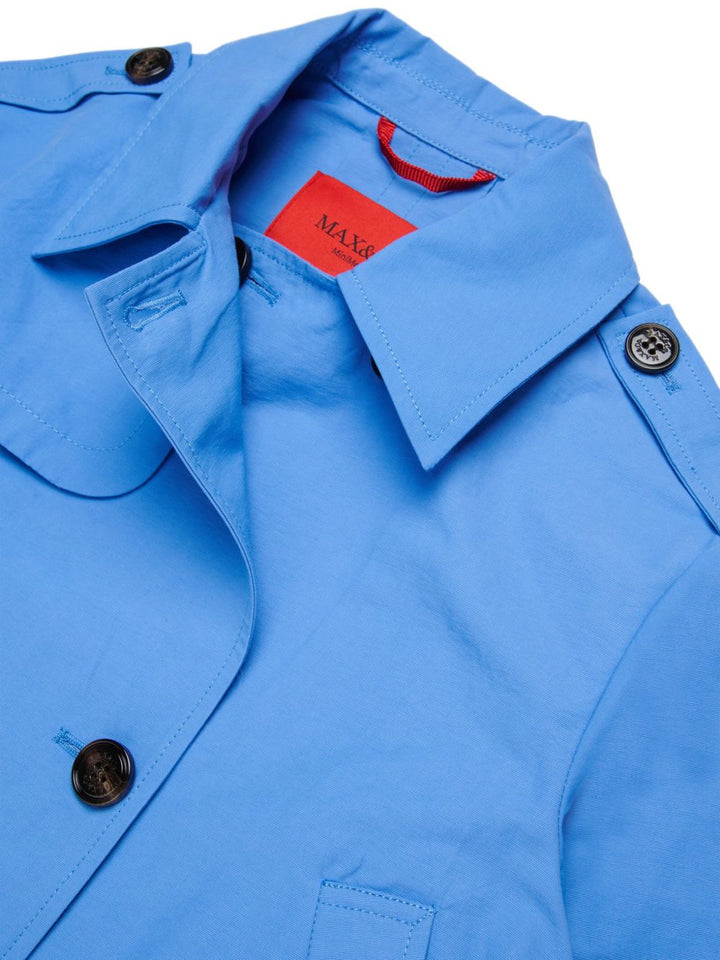 giacca doppiopetto con logo