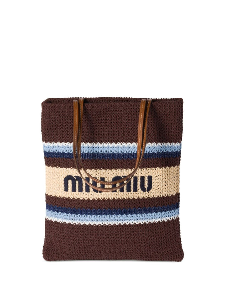 Borsa tote all'uncinetto