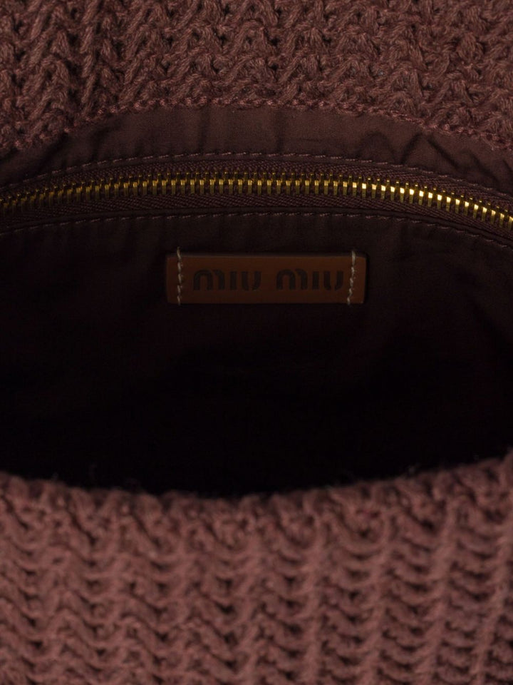 Borsa tote all'uncinetto