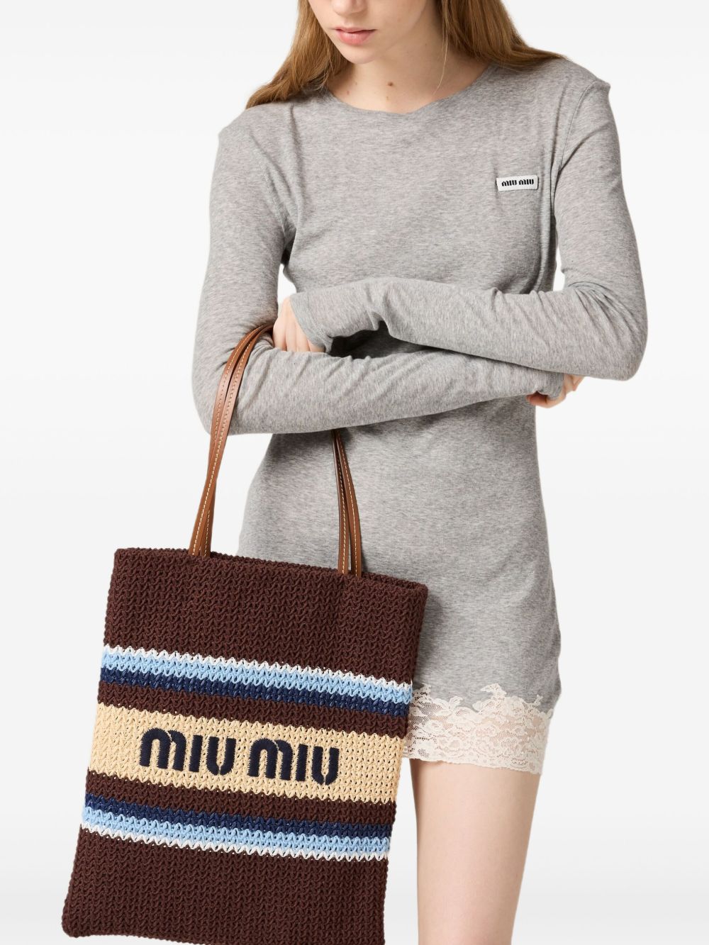 Borsa tote all'uncinetto