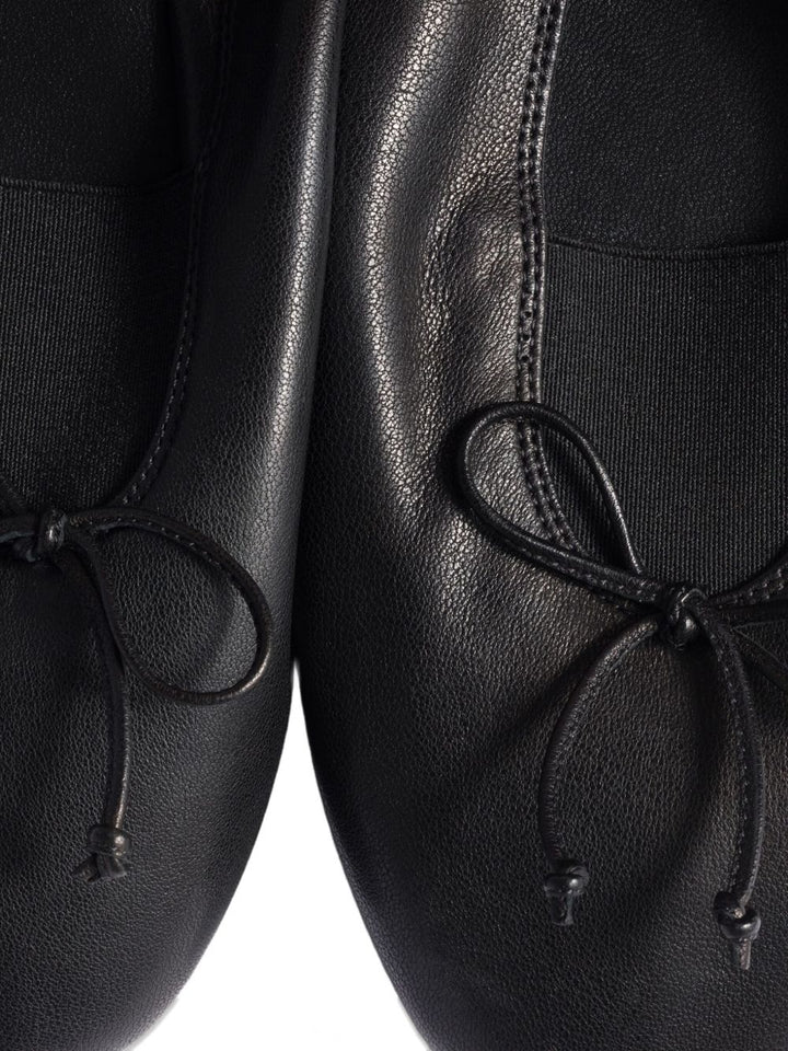 Ballerine "Élan" in pelle con fiocco