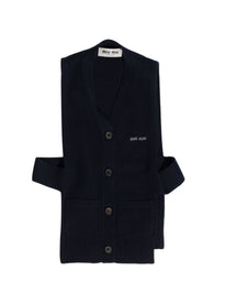 Canotta con scollo a V e logo