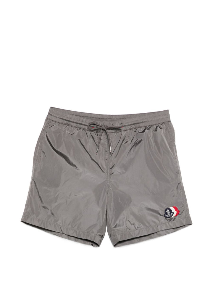 Pantaloncini da bagno Mare con coulisse e patch logo.