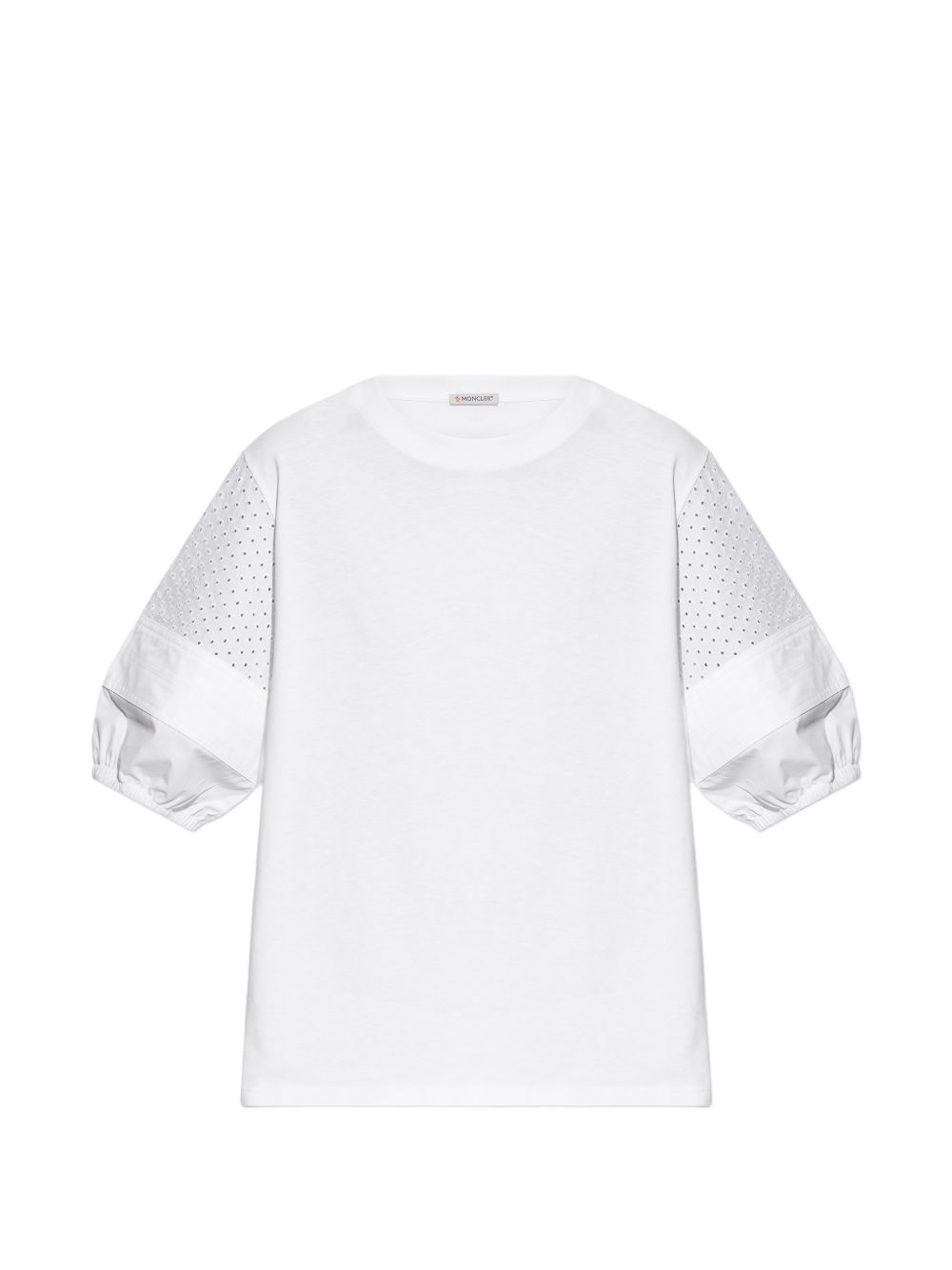 T-shirt con dettagli traforati