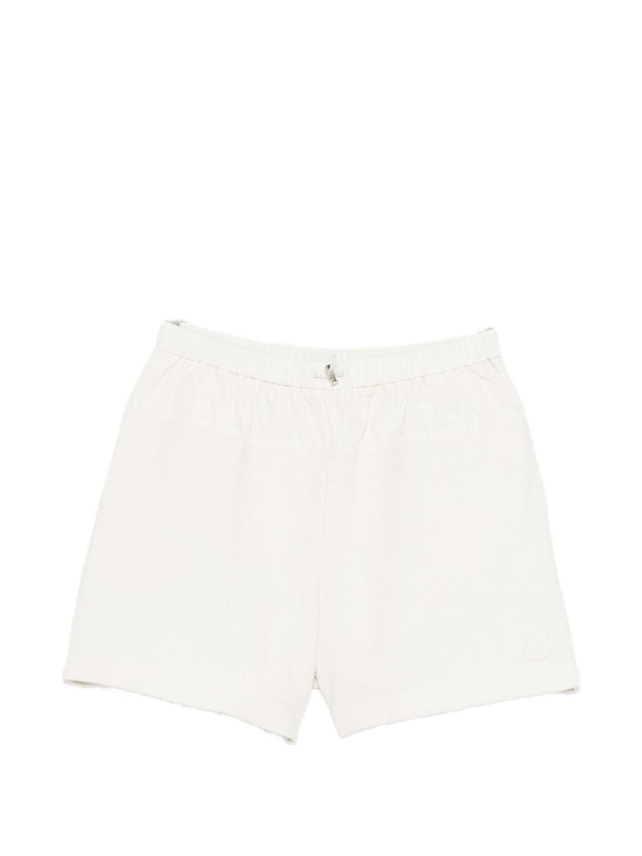 Pantaloncini con coulisse e patch logo