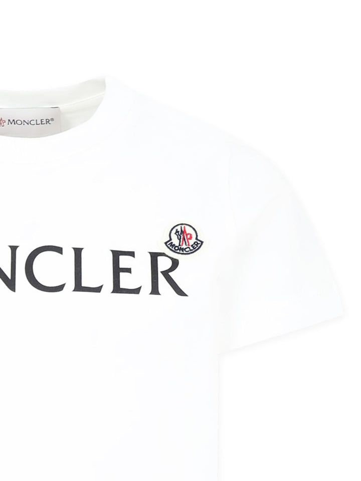 Maglietta girocollo mezza manica con logo