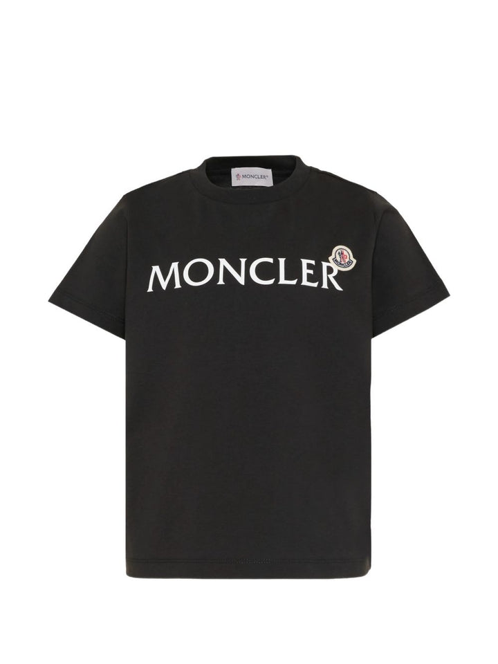 maglietta con logo girocollo