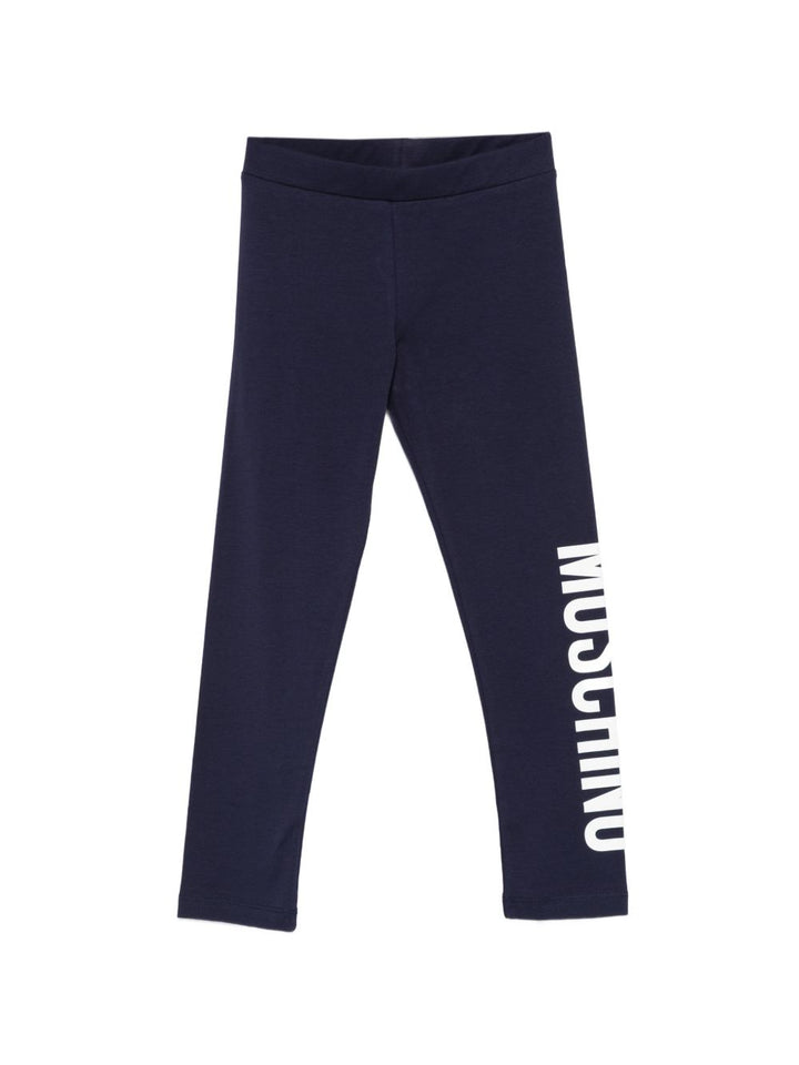 leggings sportivi con logo