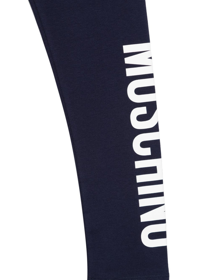 leggings sportivi con logo