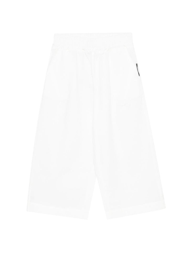 PANTALONI POPELINE STROPICCIATI