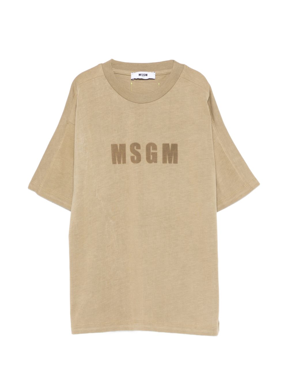 Maglietta over girocollo mezza manica con logo