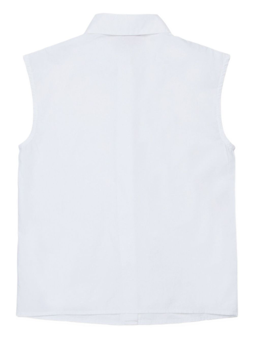 Camicia smanicata con decorazione