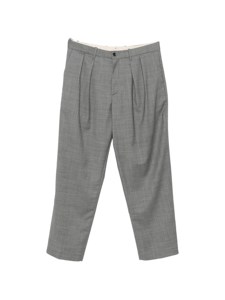 Pantaloni sartoriali con pieghe