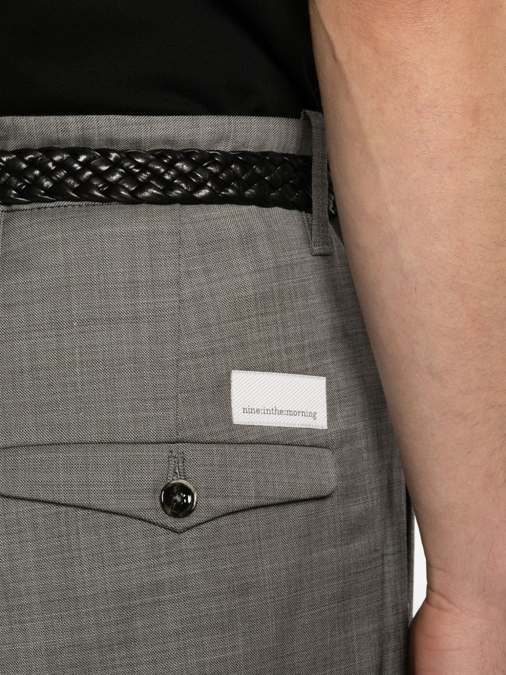 Pantaloni sartoriali con pieghe