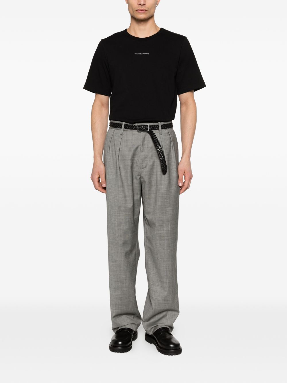 Pantaloni sartoriali con pieghe