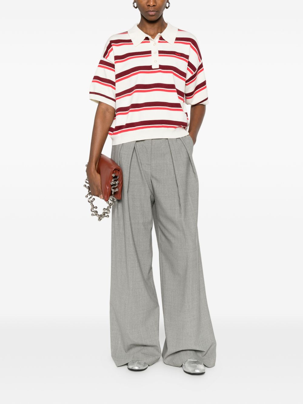 Pantaloni "Sandra" con pieghe