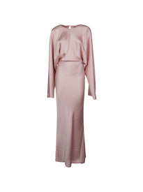 Abito lungo a maniche lunghe