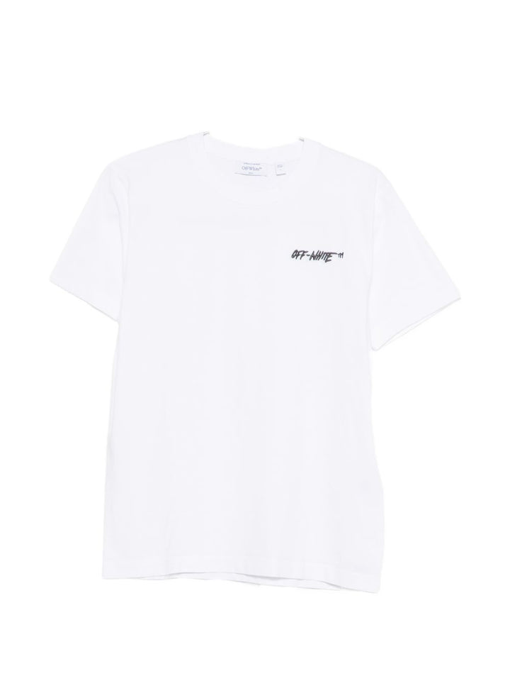 Maglietta mezza manica con logo