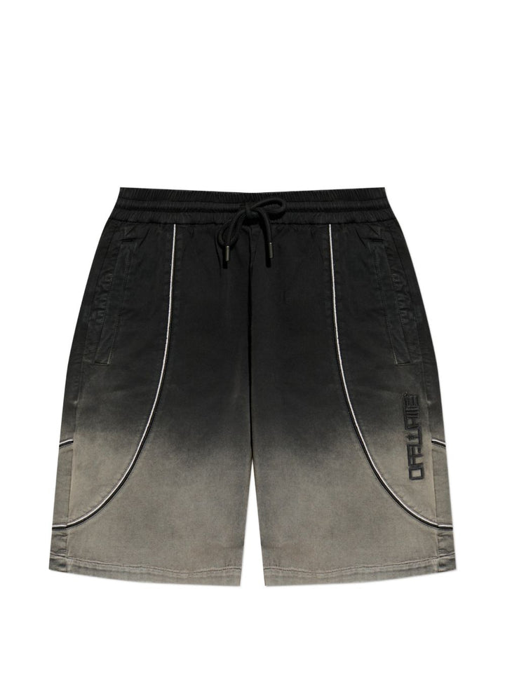 Pantaloncini con logo applicato