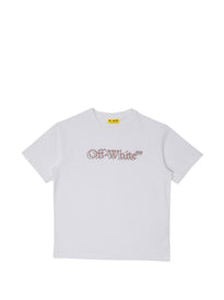 T-shirt girocollo mezza manica con logo