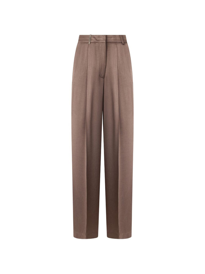 Pantaloni con pieghe