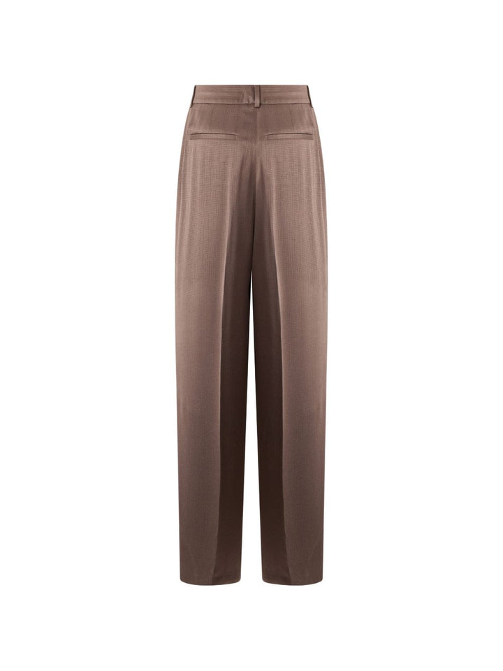 Pantaloni con pieghe