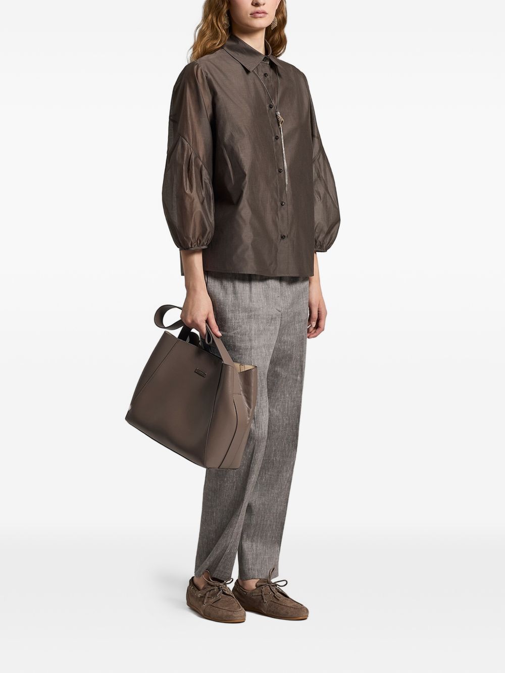 Pantaloni con vita elasticizzata