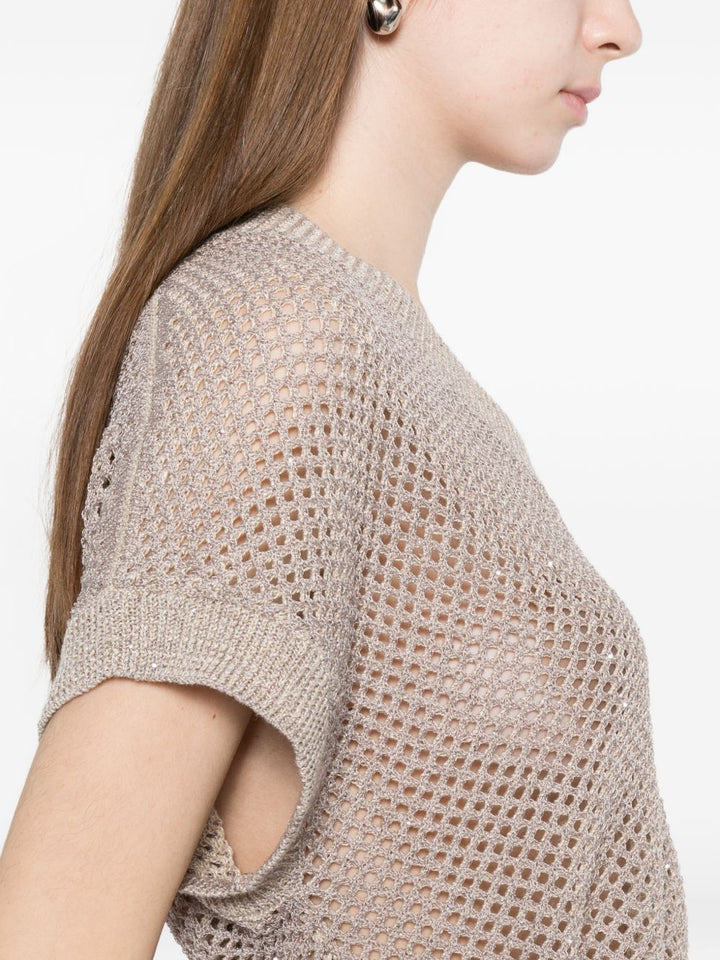 Maglione con scollo a V