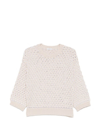 maglione a maglia aperta