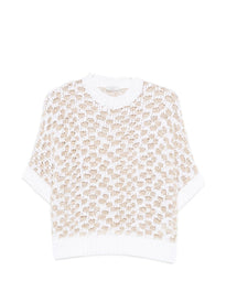 maglione a maglia aperta