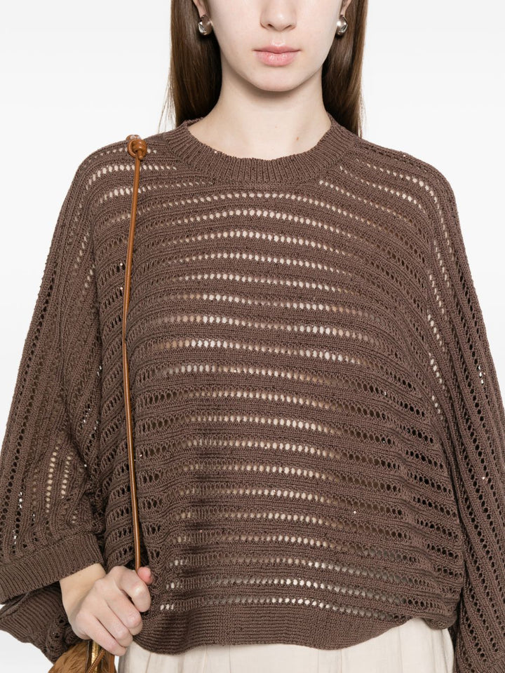 maglione traforato