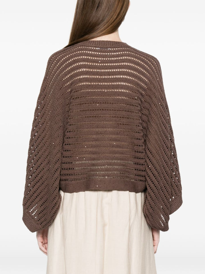maglione traforato
