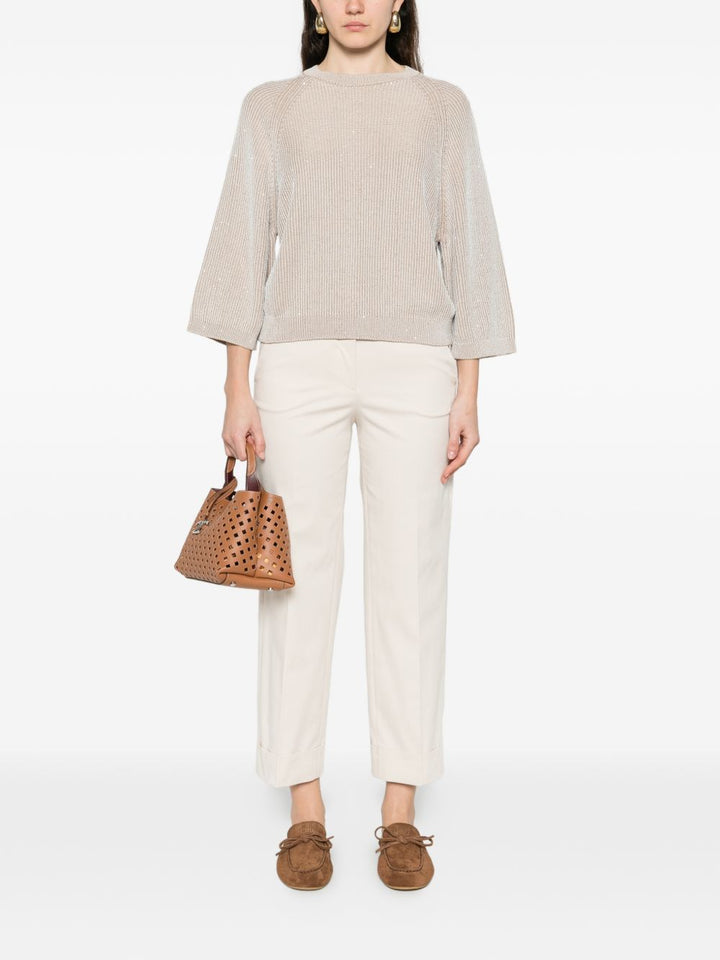 Maglione  girocollo, maniche lunghe