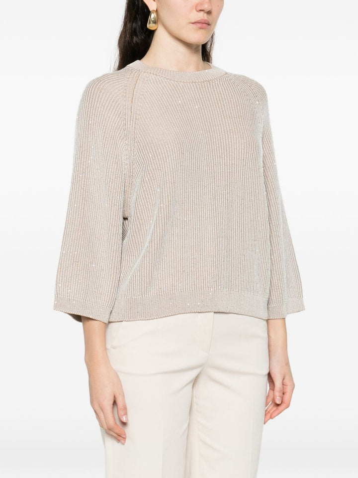 Maglione  girocollo, maniche lunghe