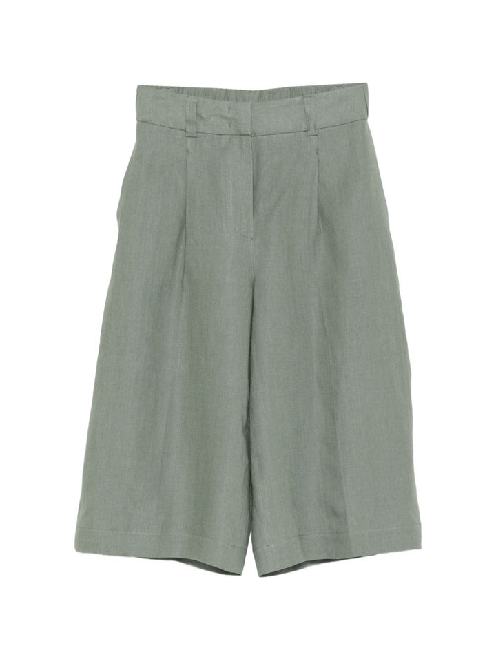 pantaloncini pieghettati