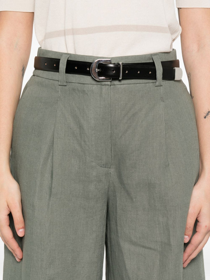 pantaloncini pieghettati