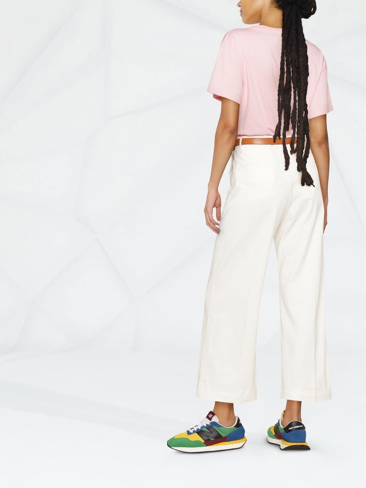 Pantaloni crop svasati