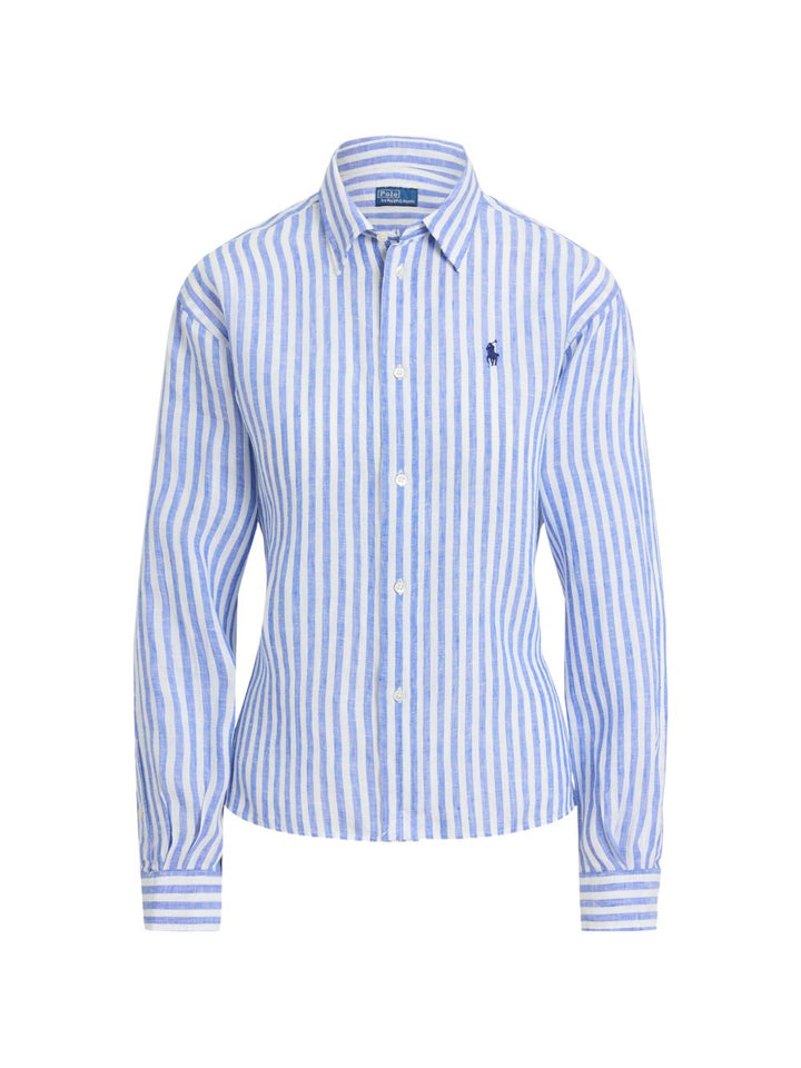 Camicia di lino a righe