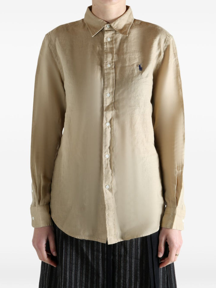 Camicia a maniche lunghe con bottoni