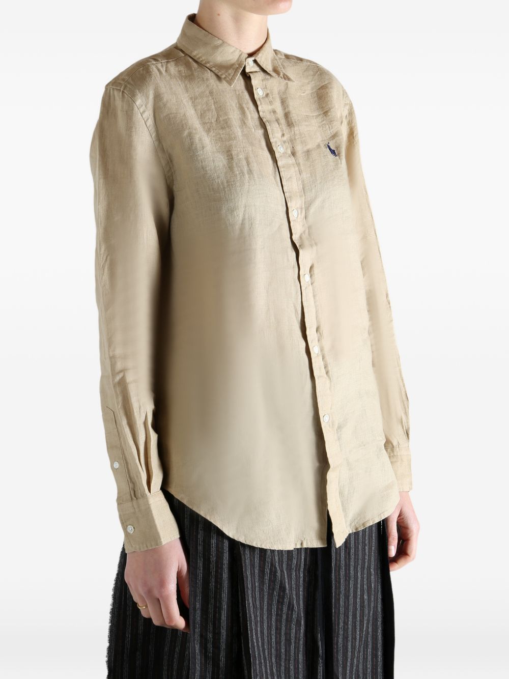 Camicia a maniche lunghe con bottoni