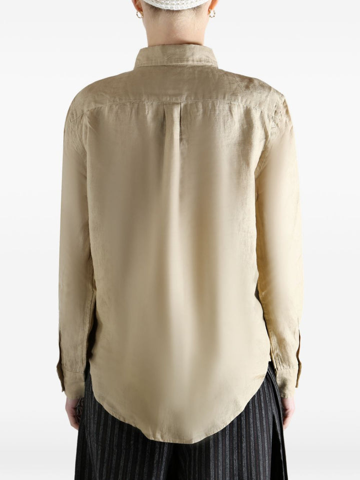 Camicia a maniche lunghe con bottoni
