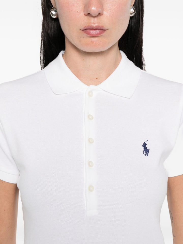 polo con logo ricamato