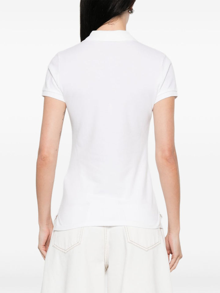 polo con logo ricamato