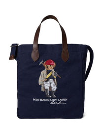 Borsa tote Picnic Polo Bear in tela