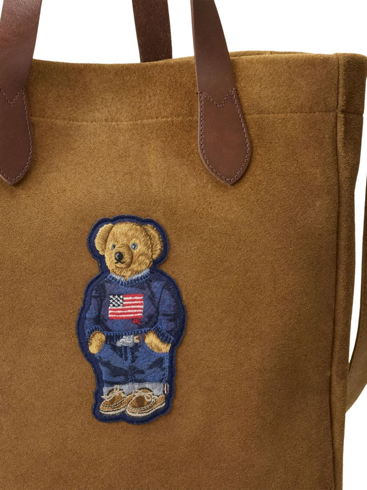 Borsa tote con ricamo
