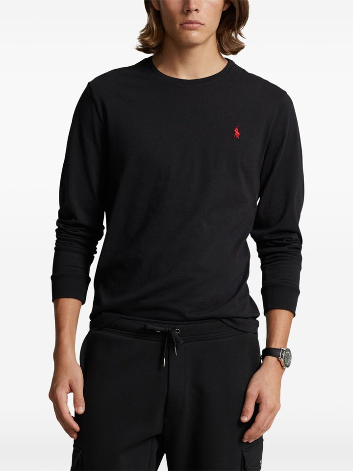 T-shirt girocollo manica lunga