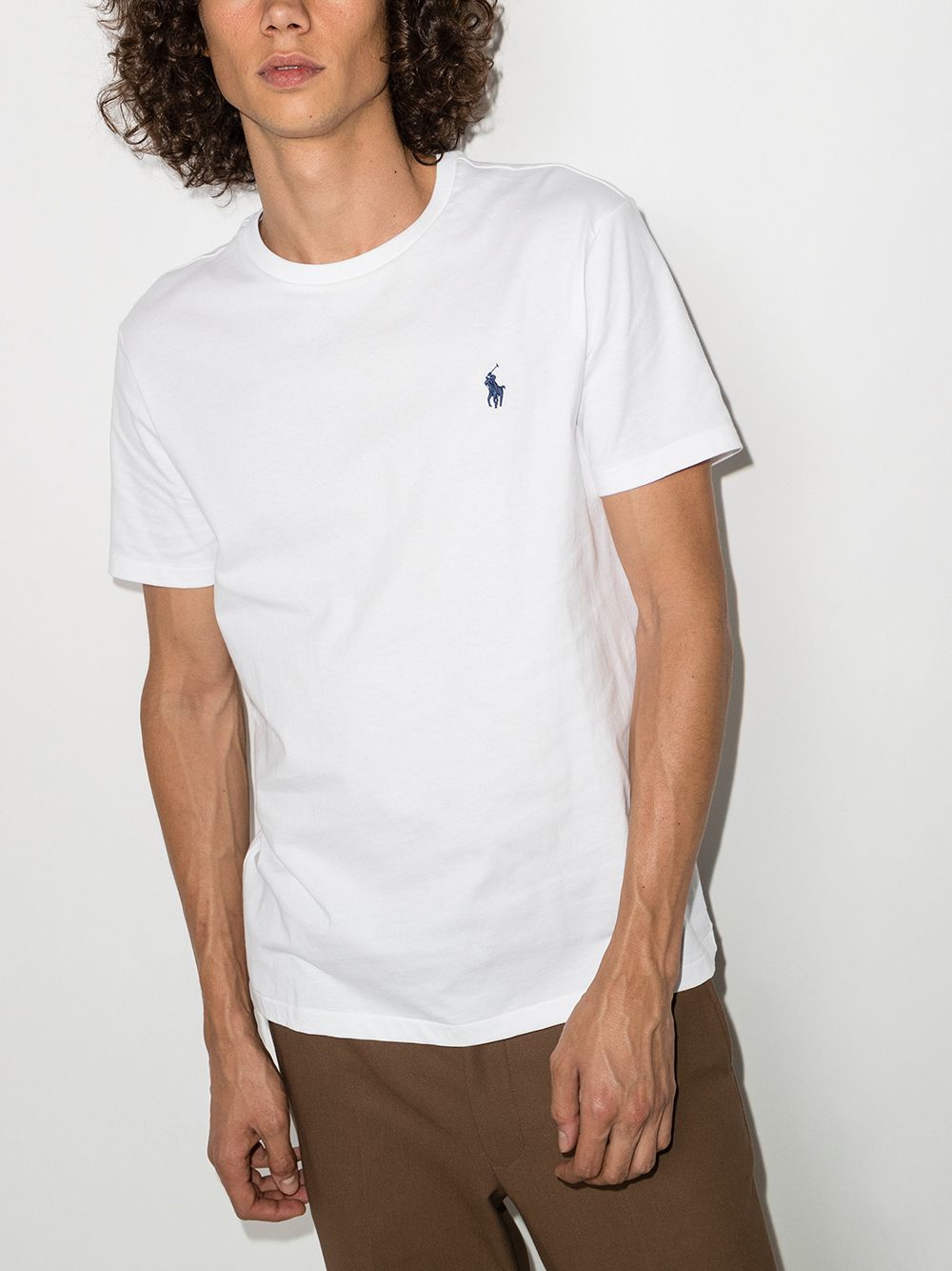 Polo Ralph Lauren T-shirt bianca con ricamo