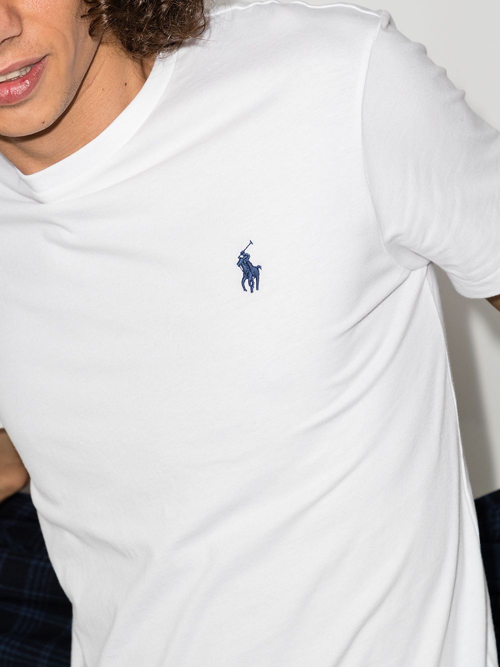 Polo Ralph Lauren T-shirt bianca con ricamo